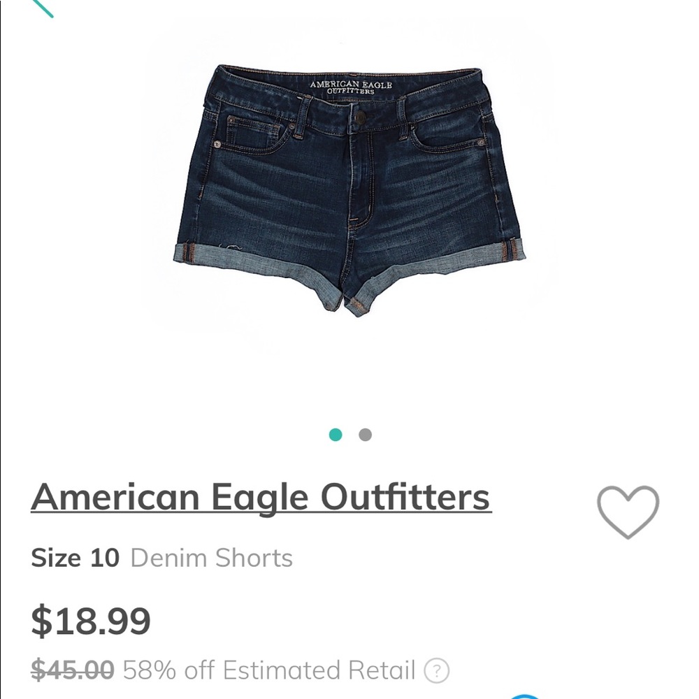 American Eagle shorts size 10